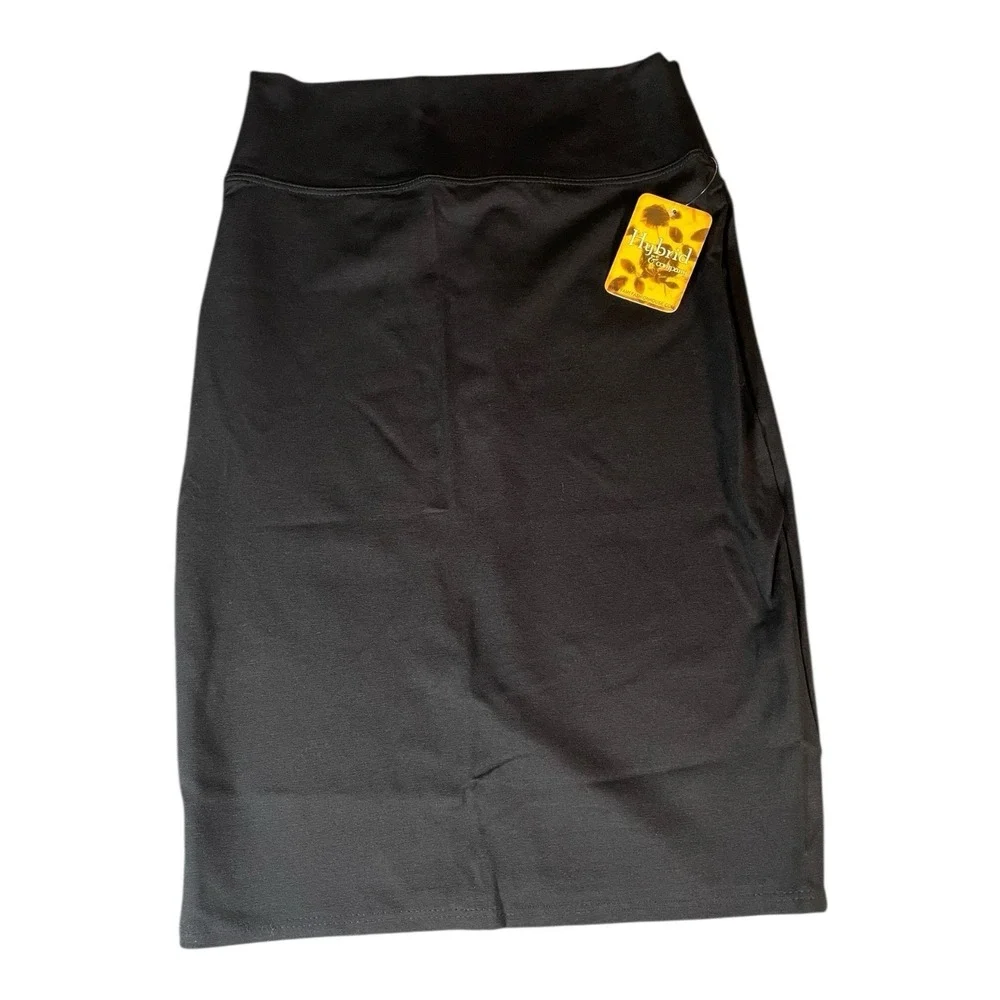 Hybrid & Company Women's Stretch Pencil Skirt Black Size Extra Large - Picture 2 of 7
